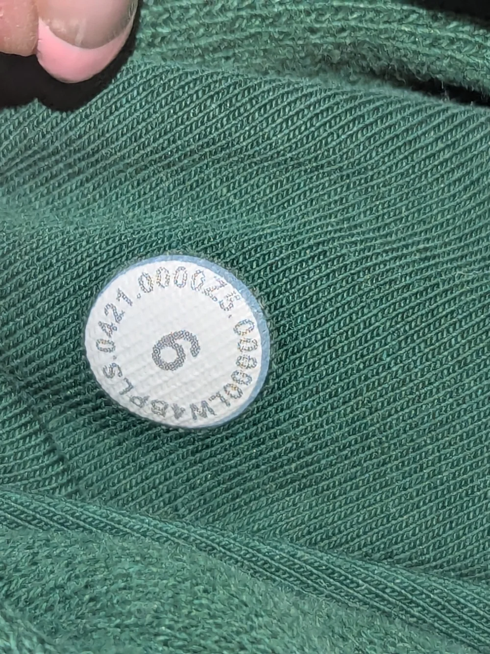 lululemon athletica Forest Green Hoodie with Gold Zipper